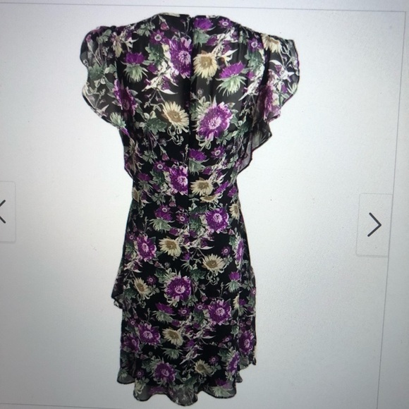 Rachel Roy Floral Print Dress 14 - Picture 3 of 4